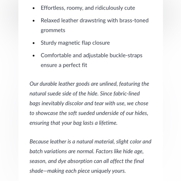 PORTLAND LEATHER COMPANY BUCKET BACKPACK IN CAPE CORAL - Picture 8 of 13